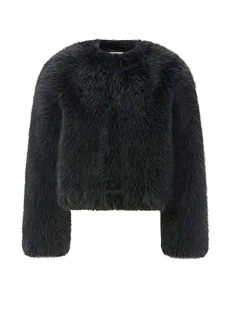 RICHROYAL | Jacke in Felloptik | 